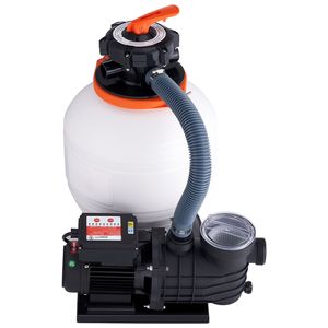 Pompa Filtro a Sabbia da 14 Pollici con 3000 GPH e 3/4 HP per Piscine Interrate, Set Combinato di Filtri per Sistemi di Pompe per Piscine, Connettività a 6 Vie - Product Image 3