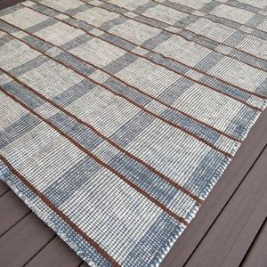 Tapis en laine fait main |   Tapis d'intérieur moderne abstrait tissé à la main |   Tapis en laine naturelle durable et écologique pour salon et chambre à coucher - Product Image 1