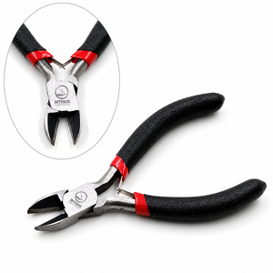 Stainless Steel <b>Needle</b> Nose Pliers for Jewelry Making Black Handle Precision Hand Tool 12.5cm DIY Craft <b>Beading</b> Pliers - Product Image 5