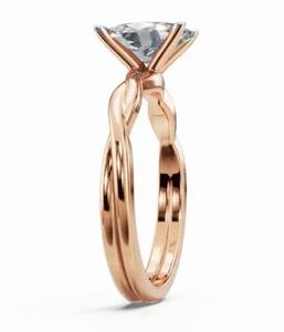 Joya de Diamante de 0.300 Quilates, 1 Piedra, Oro Sólido de 9k, 14k, 18k, Oro Amarillo, Rosa, Blanco, Gema Auténtica, Joyería Fina de Alta Calidad, Regalo - Product Image 4