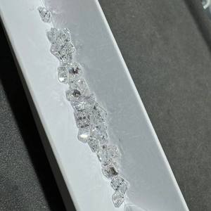 Pierre précieuse de qualité supérieure, cultivée en laboratoire, taille radiant, couleur DF, clarté VVS2/VS1, certifiée, taille 5.00 x 7.00 mm, finition de luxe raffinée - Product Image 4