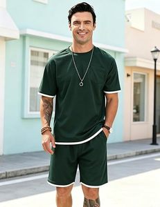 Conjunto de Camiseta sin Mangas y Pantalones Cortos para Hombre, Diseño Personalizado OEM, Lavado Ácido, Transpirable, Secado Rápido, 100% Poliéster, Ropa Deportiva Informal de Verano para Gimnasio - Product Image 1