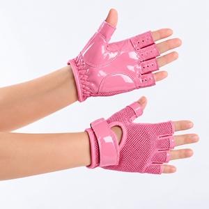 Guantes de agarre para mujer, ideales para entrenamiento de pole dance, con contacto seguro, movimiento flexible, ajuste cómodo y estilo elegante. - Product Image 1