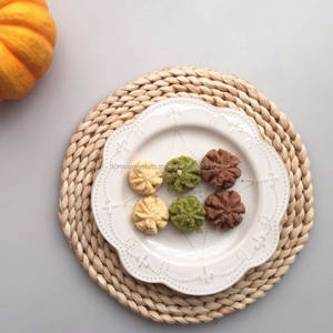 Manteles individuales de alta calidad de algas marinas, esteras de paja hechas a mano, perfectos para cafés, hoteles, restaurantes, suministro de Decoración de mesa de boda - Product Image 1