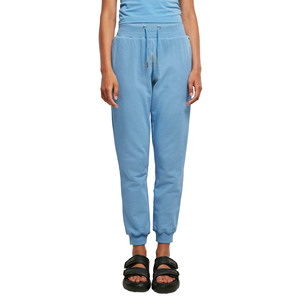 Nouveau design tendance : Pantalon de jogging décontracté pour femme, 100 % coton biologique molletonné, coupe large, avec logo imprimé. - Product Image 1