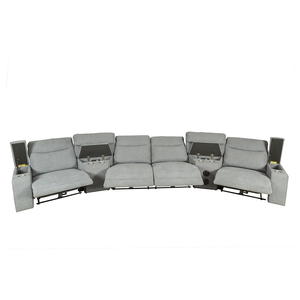 Nuevo Sofá Seccional de Cuero de Alta Calidad con Sillones Reclinables, Directo del Fabricante - Product Image 3