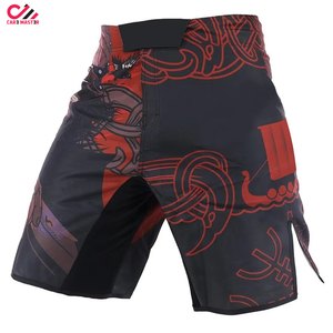 Shorts MMA durables pour hommes avec taille élastique et fentes latérales, parfaits pour l'entraînement en salle et les séances de combat. - Product Image 1