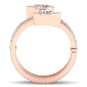 Anillo de Moissanita con Corte de Pera de Diseño Original REYES, 2.14 Quilates, en Oro Sólido de 14K, Certificado GRA, Joyería para Regalo de Boda a Precios de Mayoreo - Product Image 4