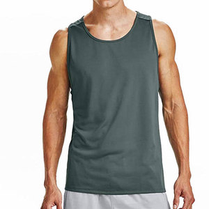 Camisetas sin Mangas para Hombre con Diseño de Logotipo Personalizado, MOQ Bajo, Proveedor Directo de Fábrica, Camisetas sin Mangas para la Temporada de Verano - Product Image 2
