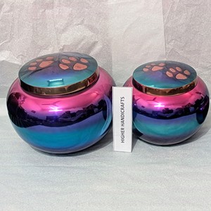 Pet Odyssey Cremation <b>Urn</b> - Premium Hand-Engraved Metal Pet <b>Urn</b> for Dogs & <b>Cats</b> - Small to Large Animal Memorial Supplies - Product Image 1