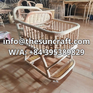 <b>Vintage</b> Dolls Pram Rattan Doll Stroller Nursery Decor Baby Doll Pram Wicker Dolls Pram Wicker Wholesale Cheap Price - Product Image 5