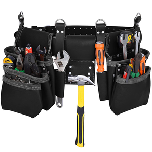 Large Capacity High Quality Top Selling Leather <b>Tools</b> <b>Kit</b> Bag 2025 New Arrival Classic Design Leather Made <b>Tool</b> Bag - Product Image 2