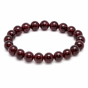 Bulk 8mm Red Natural Garnet Gemstone Beaded Crystal <b>Bracelet</b> Stretch <b>Healing</b> Stone Jewelry Gift Reiki Inspired - Product Image 5