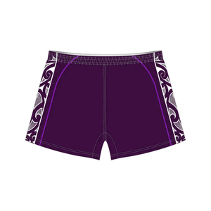 Pantalones Cortos Deportivos Sublimados Personalizados, Transpirables, Antibacterianos, con Cintura Elástica, para Fútbol, Rugby - Product Image 4