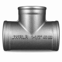 Raccord en T fileté HeavyDuty 1-1/2 pouce 40 mm SS316 IC, connexion femelle à trois voies, connecteur de tuyau en acier inoxydable pour fluides chimiques