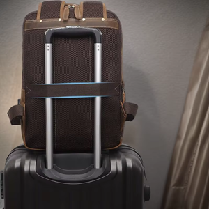 Mochila Minimalista Vintage de Cuero, Impermeable, Antirrobo, para Portátil, de Cuero Genuino, LBP-0423 - Product Image 2