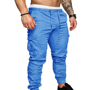 Pantalon de jogging cargo noir pour homme Nexfit Athletics, taille élastique avec cordon de serrage, plusieurs poches, décontracté, extensible, respirant, léger - Product Image 4