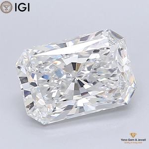 Diamante Cultivado en Laboratorio CVD de 3.00 Quilates, Color E, Claridad VVS1, Corte Radiante para Anillo de Alta Gama con Certificado IGI - Product Image 1