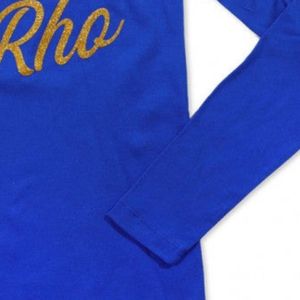 Camiseta Personalizada de Manga Larga SGRho para Mujer, con Gráfico de la Hermandad Griega Sigma Gamma Rho, Cuello Redondo, Informal, de Algodón, Ropa Universitaria a la Moda - Product Image 2