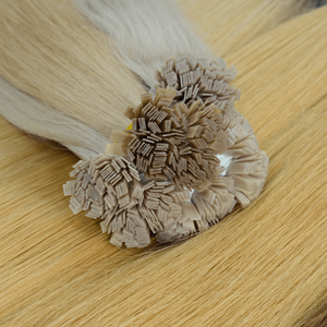 Extensiones de cabello Remy vietnamita de alta calidad, cabello de queratina de punta plana, precio de venta directo de fábrica, cabello crudo - Product Image 2