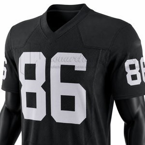 Jersey de fútbol americano sublimado personalizado a precio de fábrica, con malla bordada y cosida, para unisex. - Product Image 5