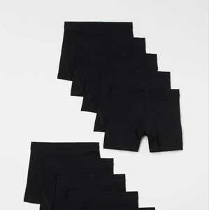 High Quality Wholesale Custom Design Men's Underwear Solid Color Breathable 100% Cotton <b>Boxer</b> Brief Shorts - Product Image 5