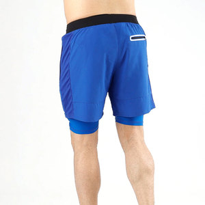 Shorts de compression de musculation à séchage rapide, couleur personnalisée, taille élastique, taille mi-haute, 100% polyester, fabrication au Pakistan - Product Image 3