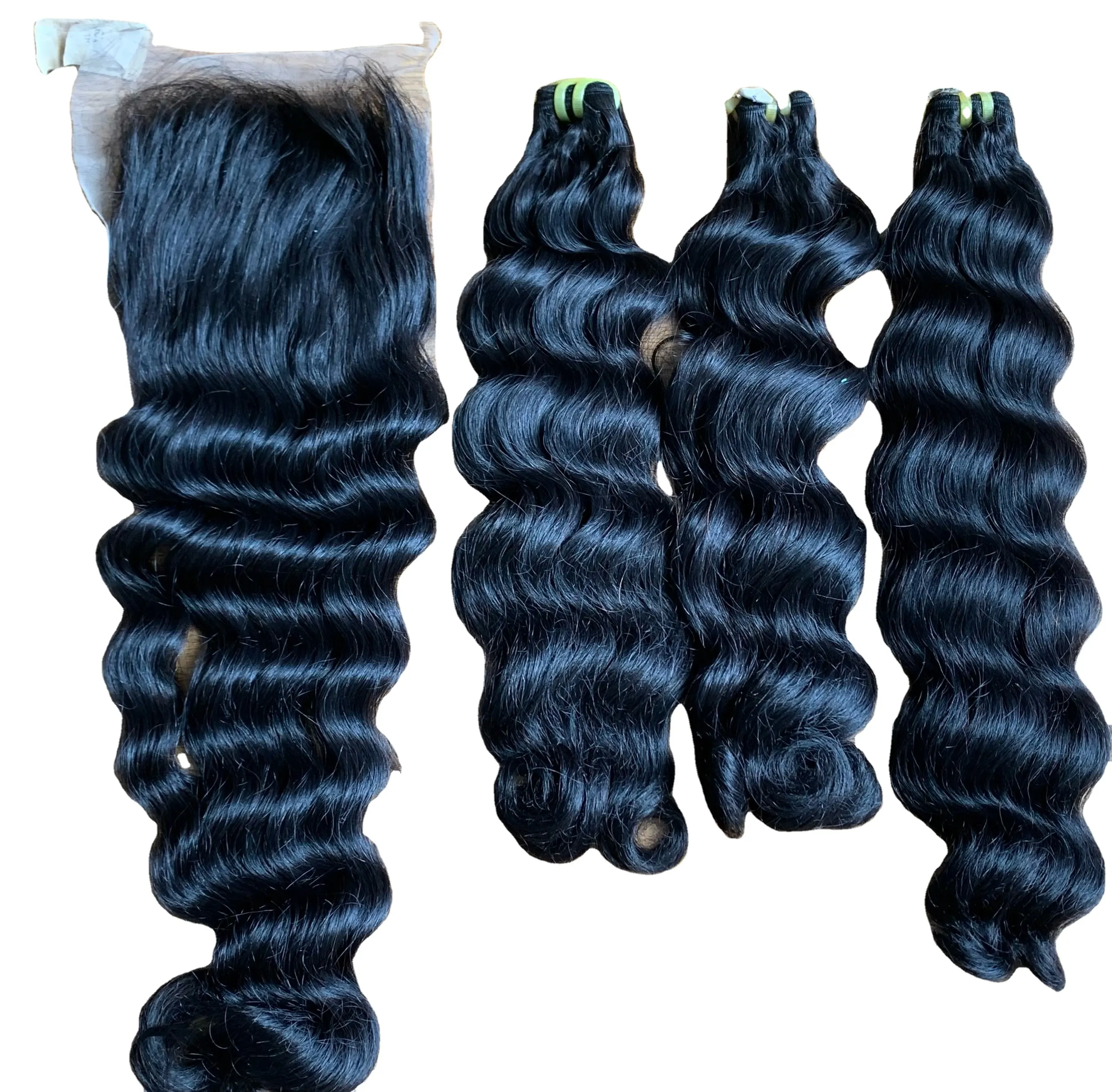 Bán Buôn Tốt Nhất Tóc Thô Việt Nam Campuchia Miến Điện Kinky Xoăn Tóc Con Người Kinky Curl Con Người Bó Tóc 8-40 Inch Ponytails