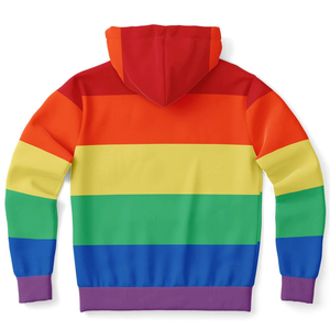 Sudadera con capucha unisex holgada con cremallera, 100% algodón polar, sudadera con capucha de cremallera completa, ropa casual y streetwear, sudaderas de corte regular - Product Image 3