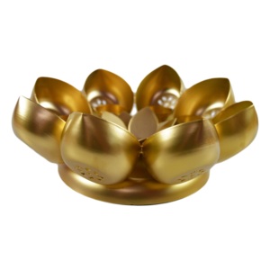 Recién Llegado: Urli Redondo de Hierro con Diseño Elegante para Decoración del Hogar, Decoración de Mesa para Fiestas, en Oferta 2023 al Mejor Precio - Product Image 6
