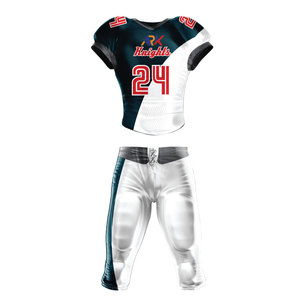 Dernier design d'uniforme de football américain, nouveau style, uniforme de football américain réversible pour jeunes, prix de gros - Product Image 1