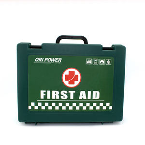 Botiquín de primeros auxilios de fábrica para el lugar de trabajo: suministros médicos esenciales, estuche de plástico duradero, montaje en pared para almacenes - Product Image 1