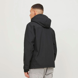 Plain Color Block Waterproof Windbreaker <b>Jacket</b> Unisex Custom Outdoor Hiking Zipper Closure Canvas Sherpa Softshell Winter Men - Product Image 3