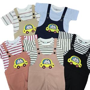 <b>Boys</b> Clothing Set <b>Tie</b> <b>Black</b> Short Sleeves Shirt <b>Black</b> Short Shoulder Straps Pants 3 Pieces - Paul 1 Set - Product Image 5