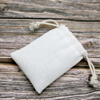 Emballage en chanvre de sacs de jute naturel recyclables personnalisés avec cordon de serrage en gros