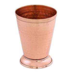 Gobelet en cuivre pur à 100 % de 8 oz, parfaitement gravé avec un motif floral, fait main, pour la guérison - Product Image 3