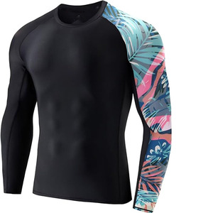 Personalized Sublimated Rash Guard Lightweight Stretch Compression Athletic Top - Product Image 4