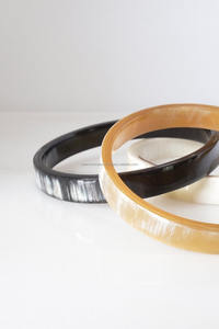 กำไลข้อมือเขาควายแบบยั่งยืนเครื่องประดับออร์แกนิกทำด้วยมือ - Product Image 5