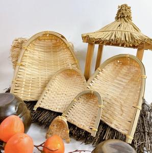 Tamis à céréales traditionnel coréen fait main en bambou et saule, outil décoratif culturel, 6 tailles, tissé naturellement, fournisseur et fabricant - Product Image 4