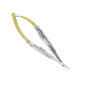 Porte-aiguille Castroviejo Micro 6'' droit, à mâchoires en carbure de tungstène TC, en acier inoxydable, instrument de suture microchirurgical - Product Image 6