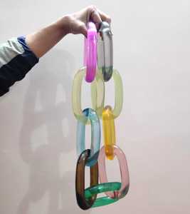 Resin Glazed Washable Oval Links Best Selling MN EXPORTS Christmas Model <b>Wall</b> <b>Hanging</b> Chain Eco-Friendly Customizable Home <b>Decor</b> - Product Image 1