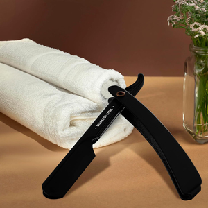 Soporte Profesional para Navajas de Barbero de Hoja Recta con Cuchillas Ajustables de Acero Inoxidable (Baja, Media y Alta) para Afeitado en Salón - Product Image 6