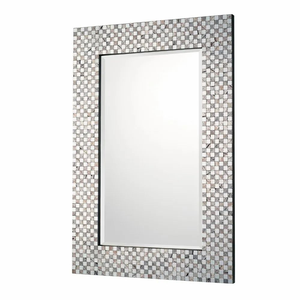 FAIZA CRAFT Modern Style Bone Inlaid Eco-Friendly Customized Shape Wall <b>Mirror</b> Frame for Home Hotel Restaurant DecorationMirrors - Product Image 6