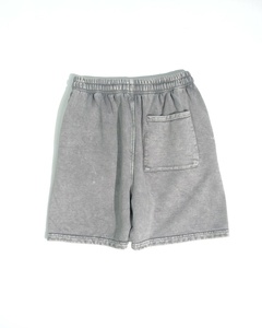 New <b>Men's</b> Casual Acid Wash Shorts Drawstring Elastic Waist Summer 100% Cotton French Terry Street Wear Unisex Acid Washed Shorts - Product Image 2