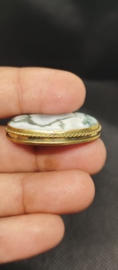 Colgante de ágata natural al por mayor con bisel ranurado para collar, dijes de howlite - Product Image 3