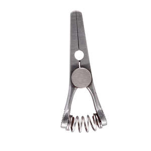 Pinza Glover Bulldog de Acero Inoxidable, Instrumento Quirúrgico Manual con Ajuste de Resorte, Recta y Curva, de Grip Surgical - Product Image 3