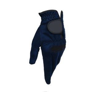 Gants de golf en microfibre à doigts entiers, bleu foncé, unisexe, à enfiler, protection des mains pour le sport - Product Image 3