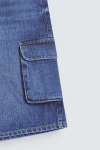 Shorts en jean décontractés classiques pour homme, prêts pour le week-end, légers, inspirés des créateurs, style cargo, coupe moderne, logo personnalisé OEM - Product Image 4