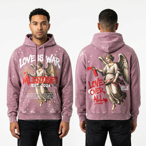 Sweat-shirt à capuche pour homme avec impression graphique personnalisée, impression à l'écran, streetwear, impression DTG haute définition, fabricant de sweat-shirts à capuche - Product Image 3