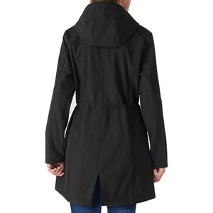 Asymmetric <b>Women</b> Windbreaker Hooded Quarter Zip Sport Coat Modern Fit Performance Athletic Active Winter Outerwear Design - Product Image 2
